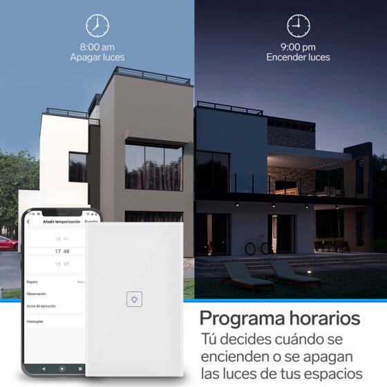 Apagador Wi-Fi* touch