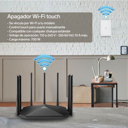 Apagador Wi-Fi* touch