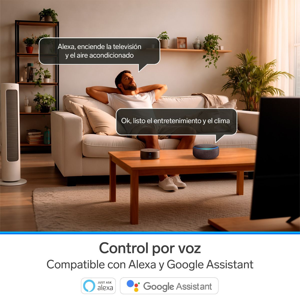Control remoto universal Wi-Fi*