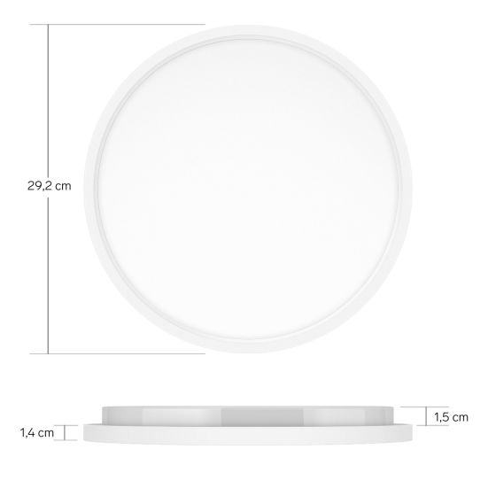 Lámpara LED Wi-Fi* de 24 W, para techo