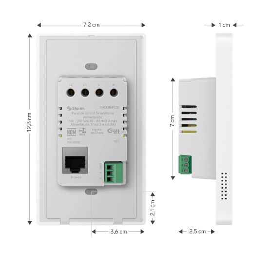 Panel de control Smart Home con Alexa*