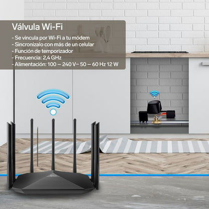 Operador de Válvula de paso Wi-Fi*