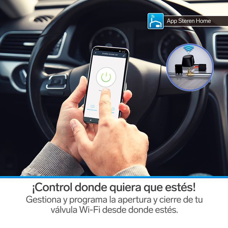 Operador de Válvula de paso Wi-Fi*