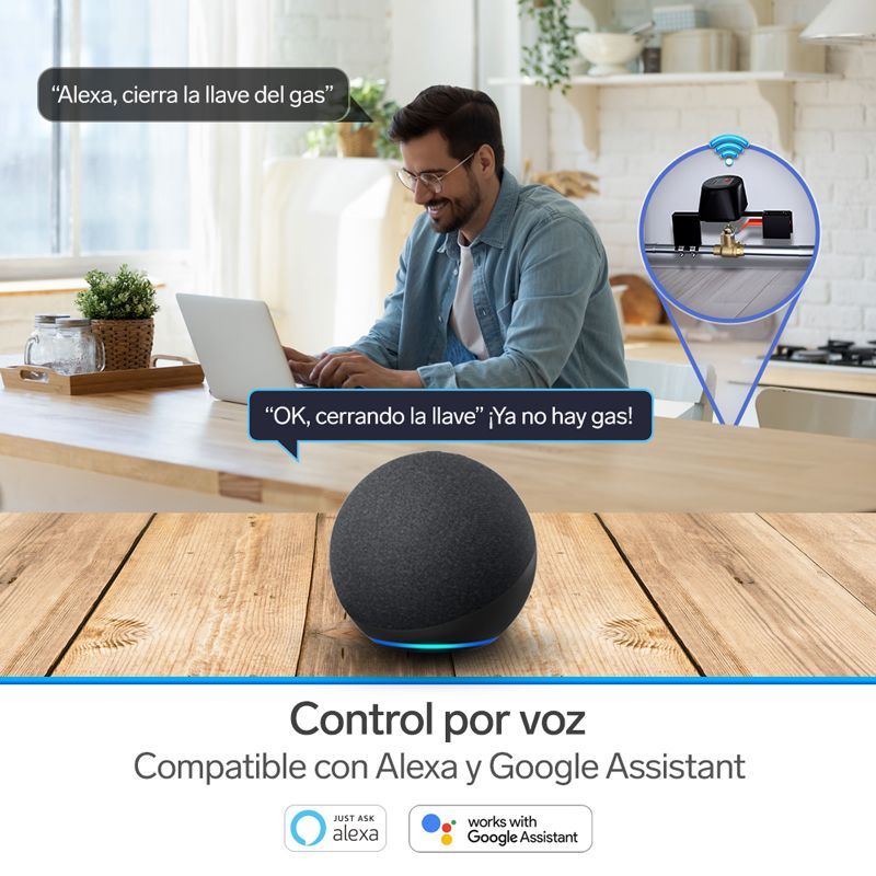 Operador de Válvula de paso Wi-Fi*