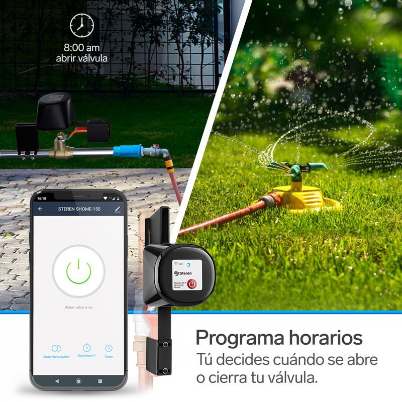 Operador de Válvula de paso Wi-Fi*